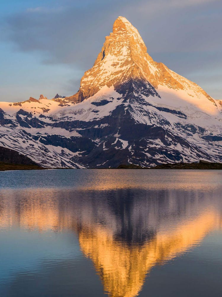 Matterhorn Reflected In Lake