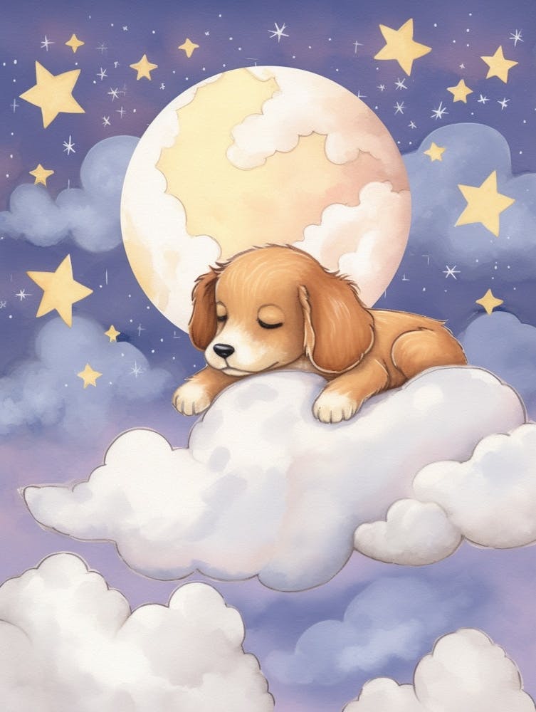 Sleeping Baby Puppy 2