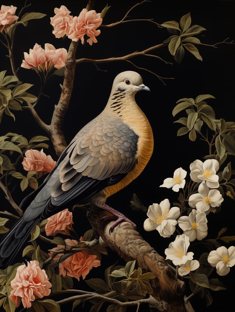 Dark And Moody Botanical Dove 3