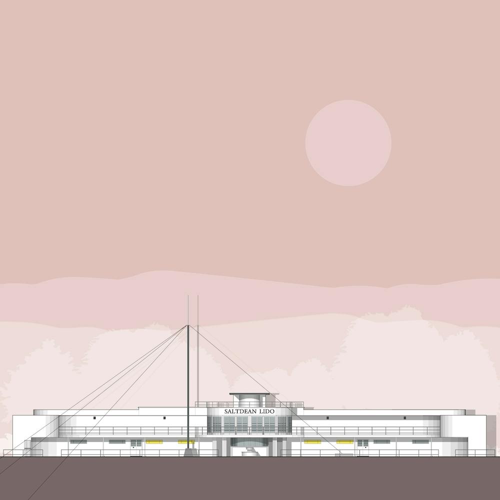 Saltdean Lido Pink
