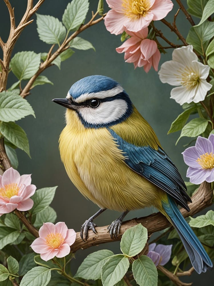 Little Floral Bird no1