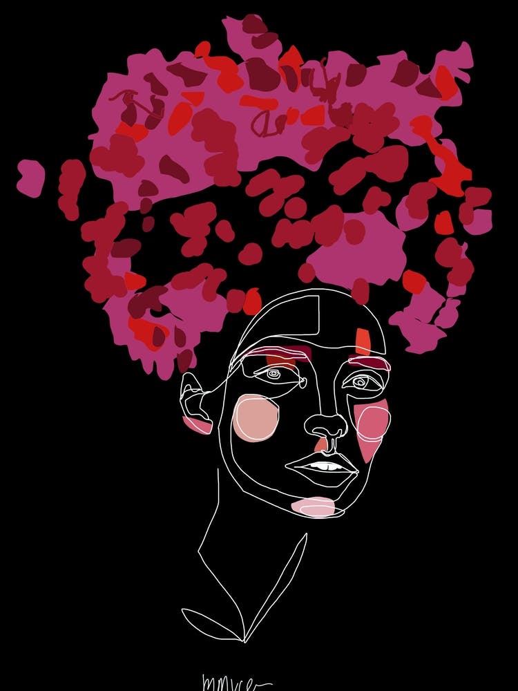 Line Portrait by mmvce 2