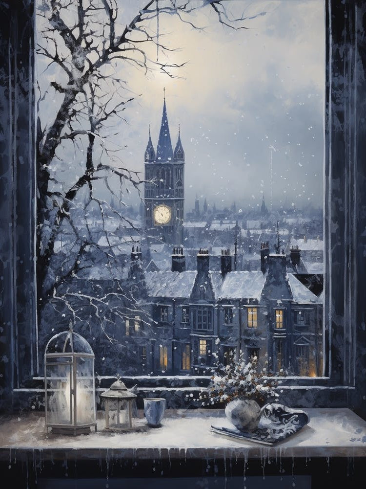 Winter Cityscape London United Kingdom 9