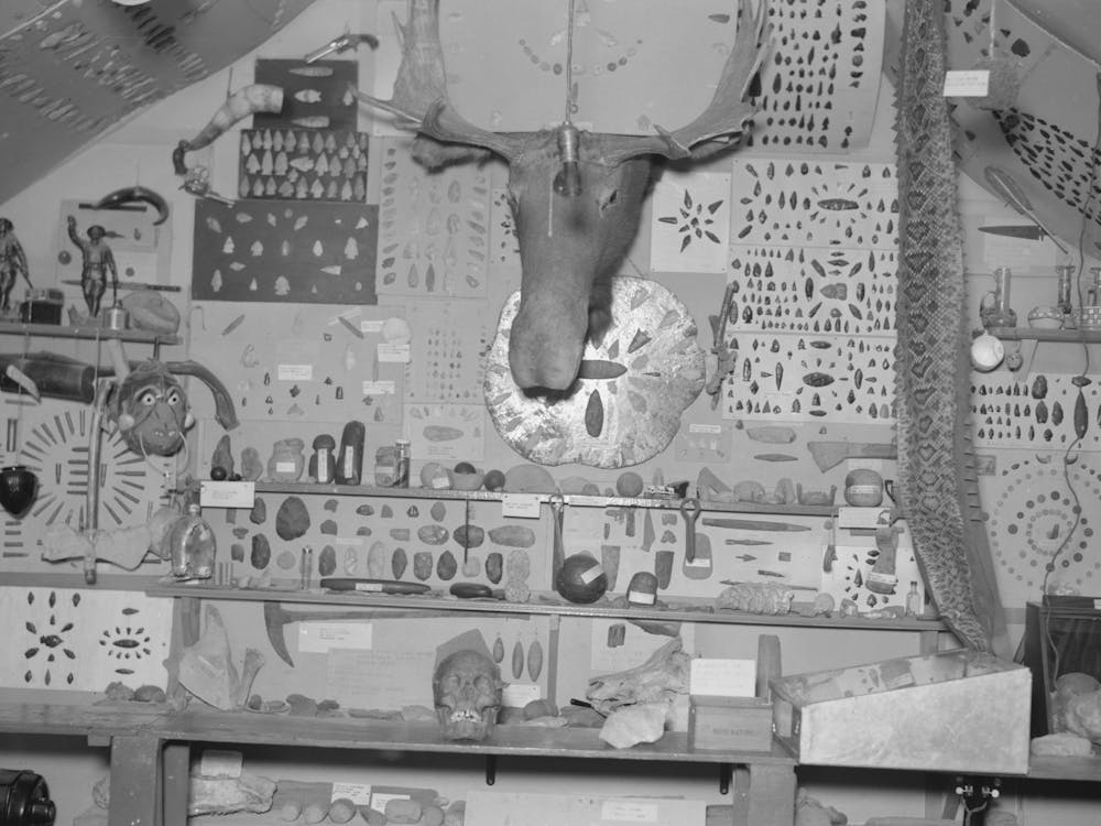 Museum Of Indian Arrowheads And Relics, Big Falls, Minnesota By Russell Lee