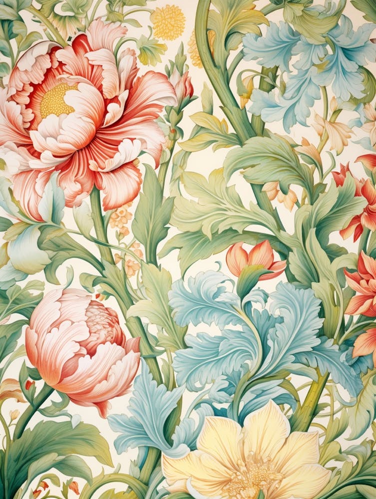 Papier Peint Floral 9
