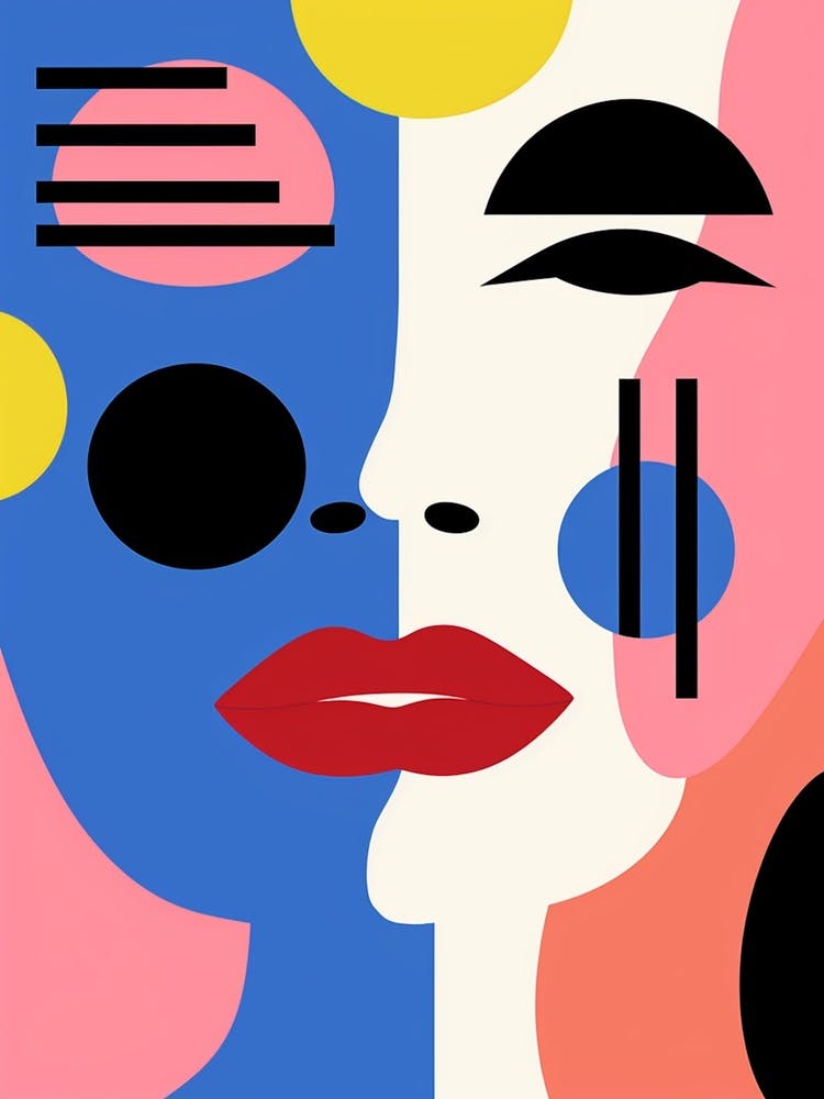 Geometric Face Shape 3