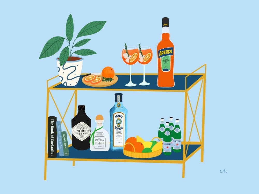 Bar Cart Of Dreams Dining Room