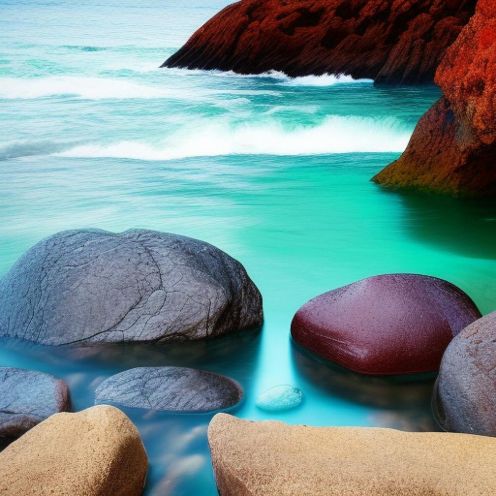 Felsen am Strand