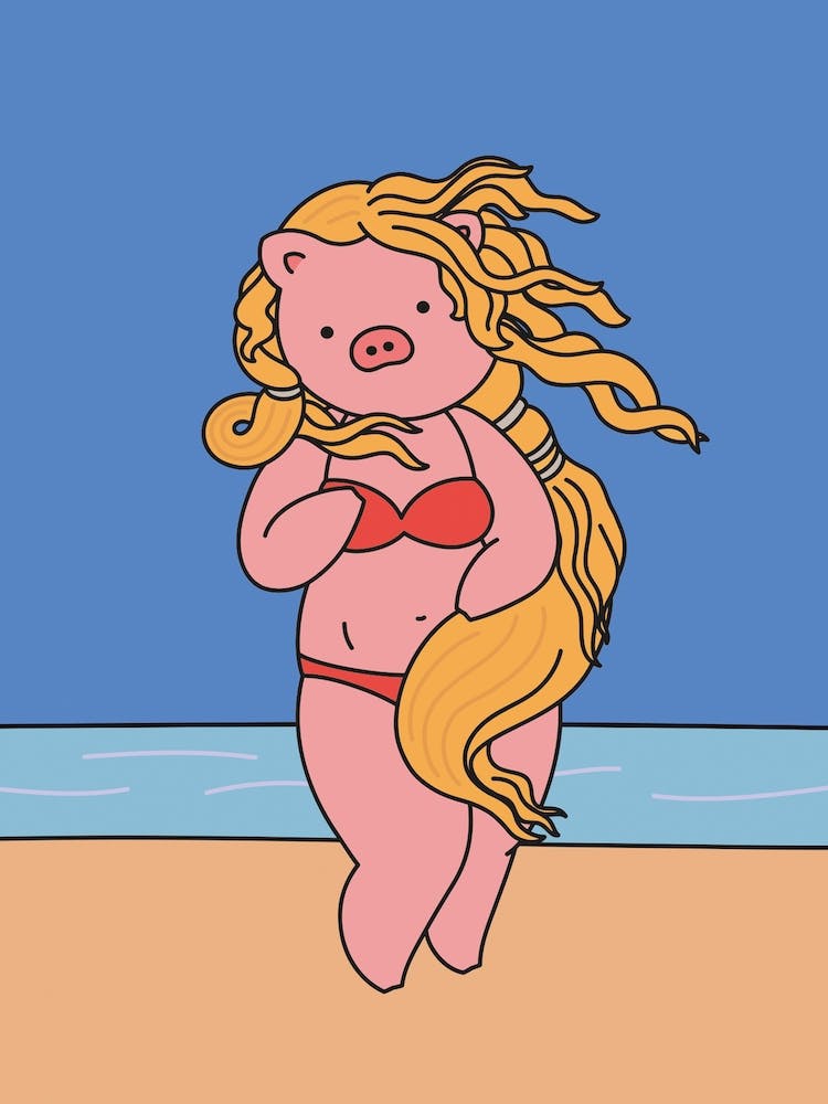 Venus On The Beach