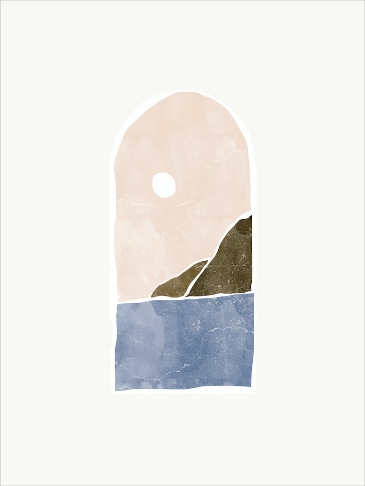 Tropical Window Landscape I