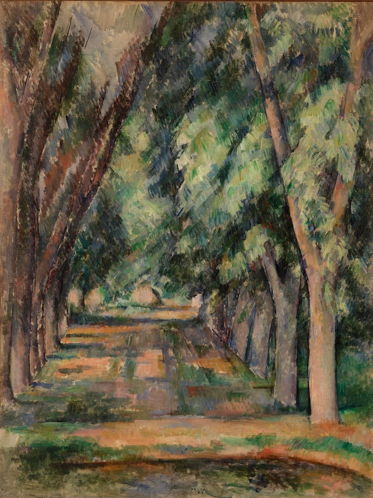 The Allée Of Chestnut Trees At The Jas De Bouffan, Paul Cézanne