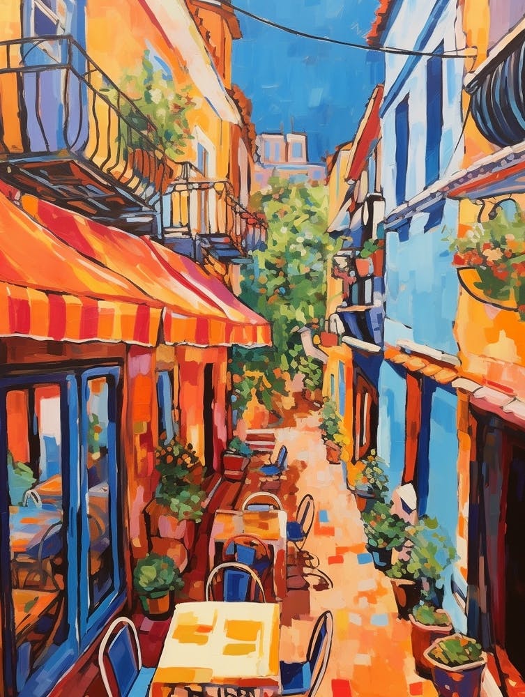 Malaga Spain 7 Fauvist Painting