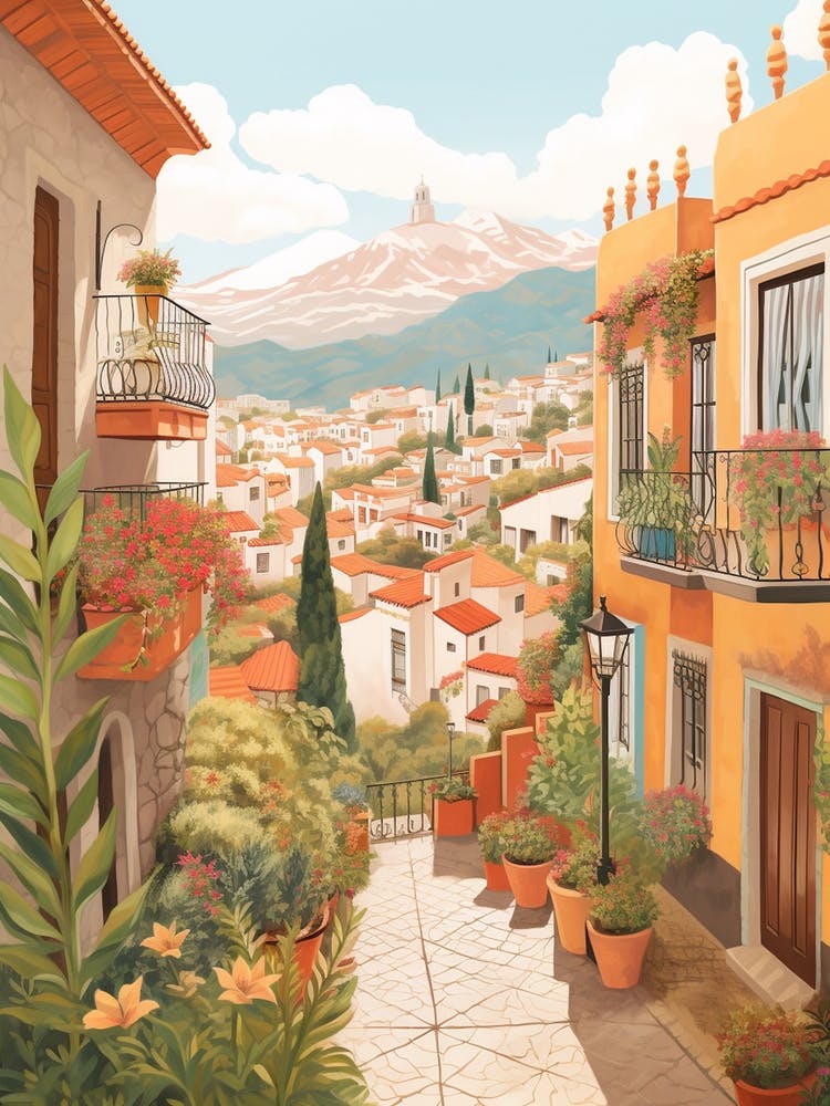 Tenerife Spain 3 Illustration