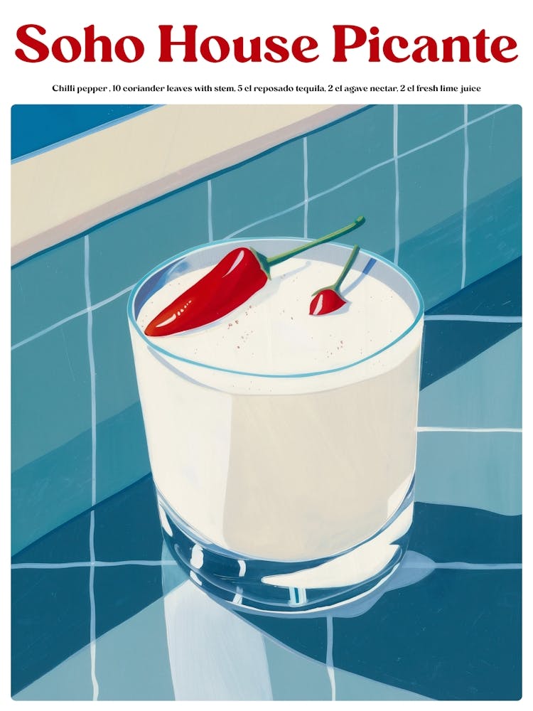 Boho Poster Club 1 Soho House Picante