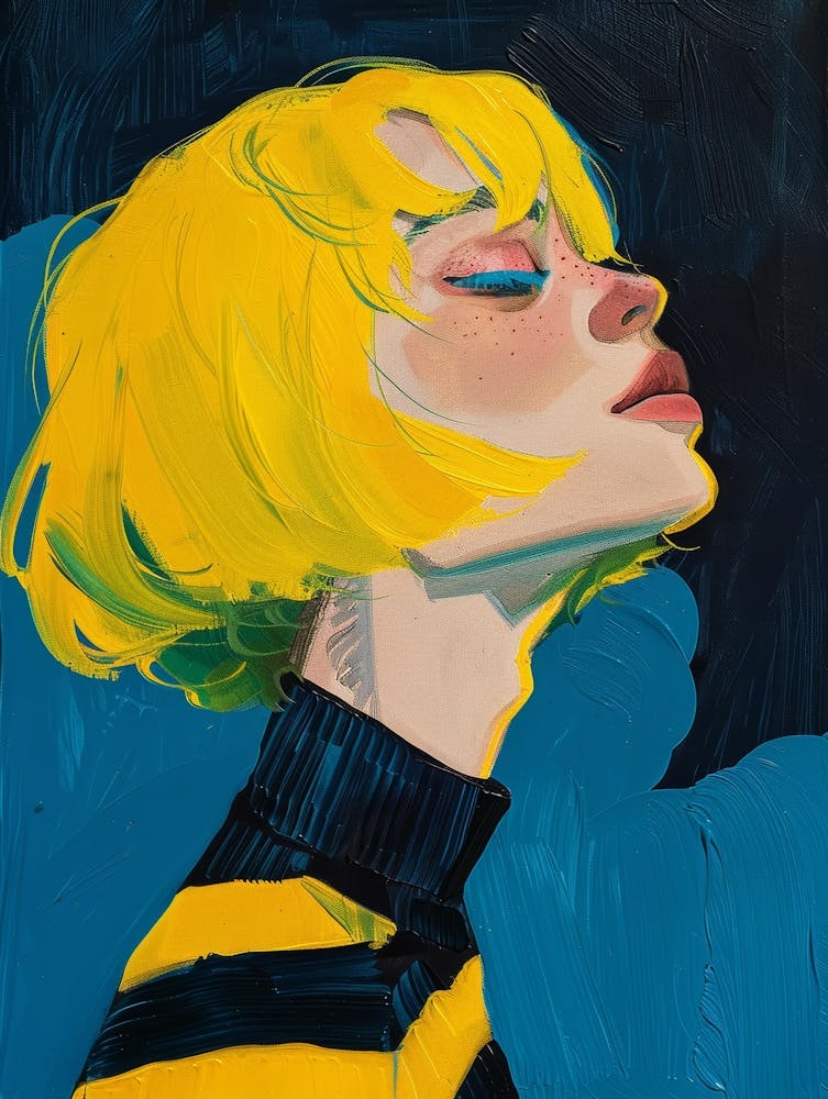 Girl With Yellow Hair 2