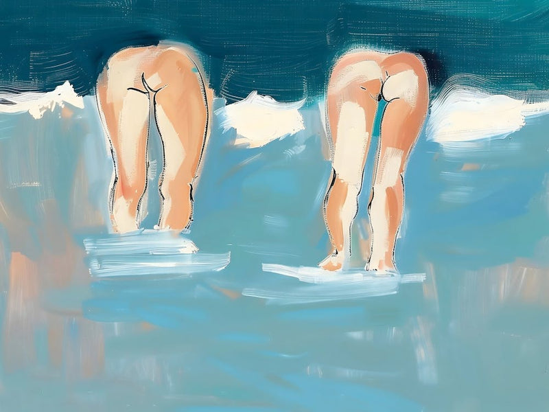 Two Women In The Water