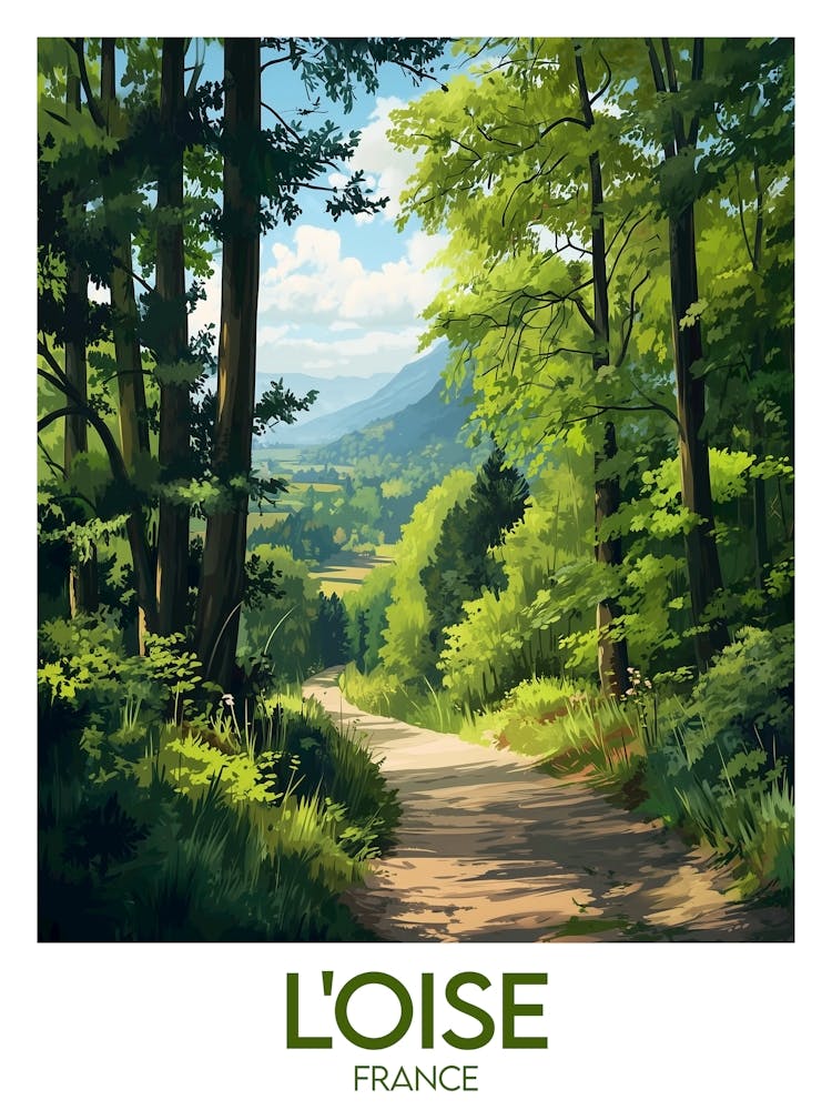 Affiche de voyage L Oise