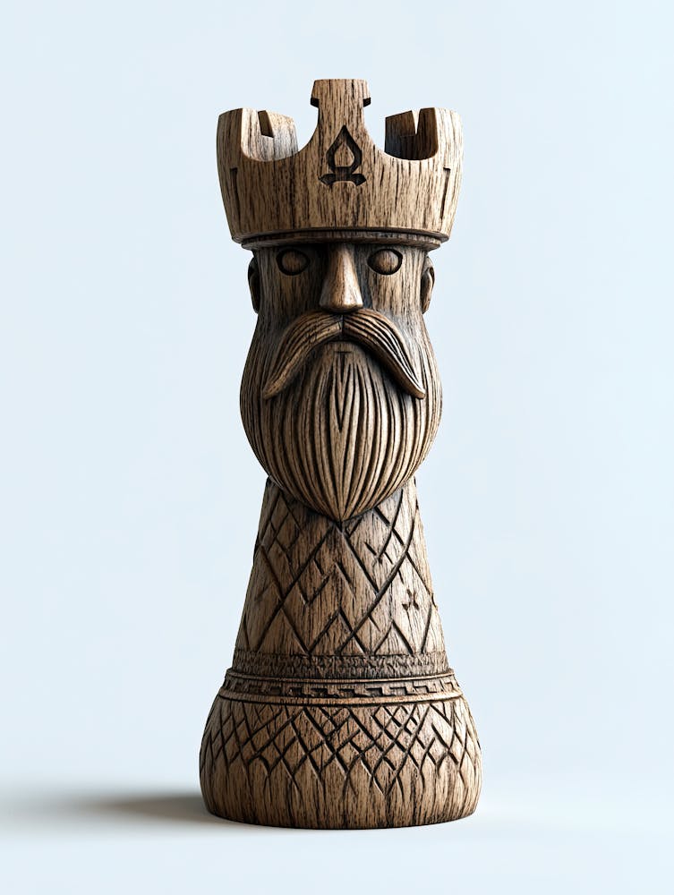 King, Tafl Chess, Viking's Chess Poster 1