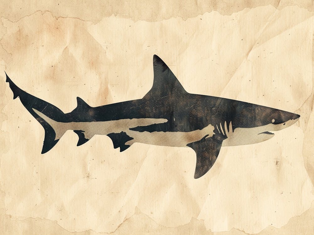 Port Jackson Shark Silhouette 7