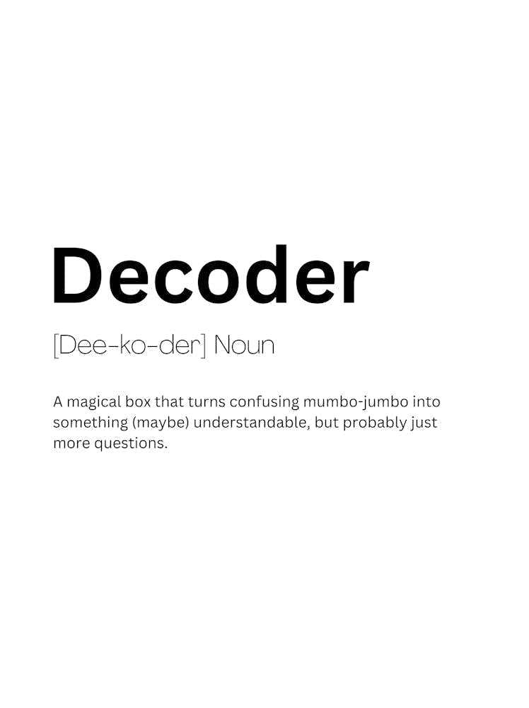 Decoder Definition Meaning