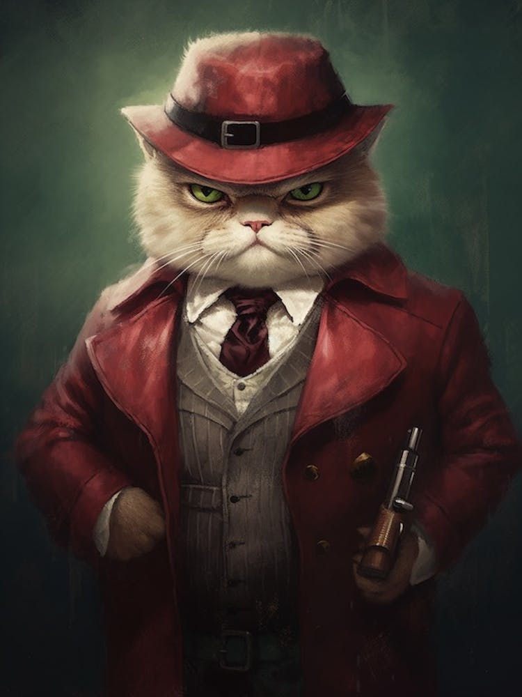 Gangster Cat Exotic Shorthair Cat 3