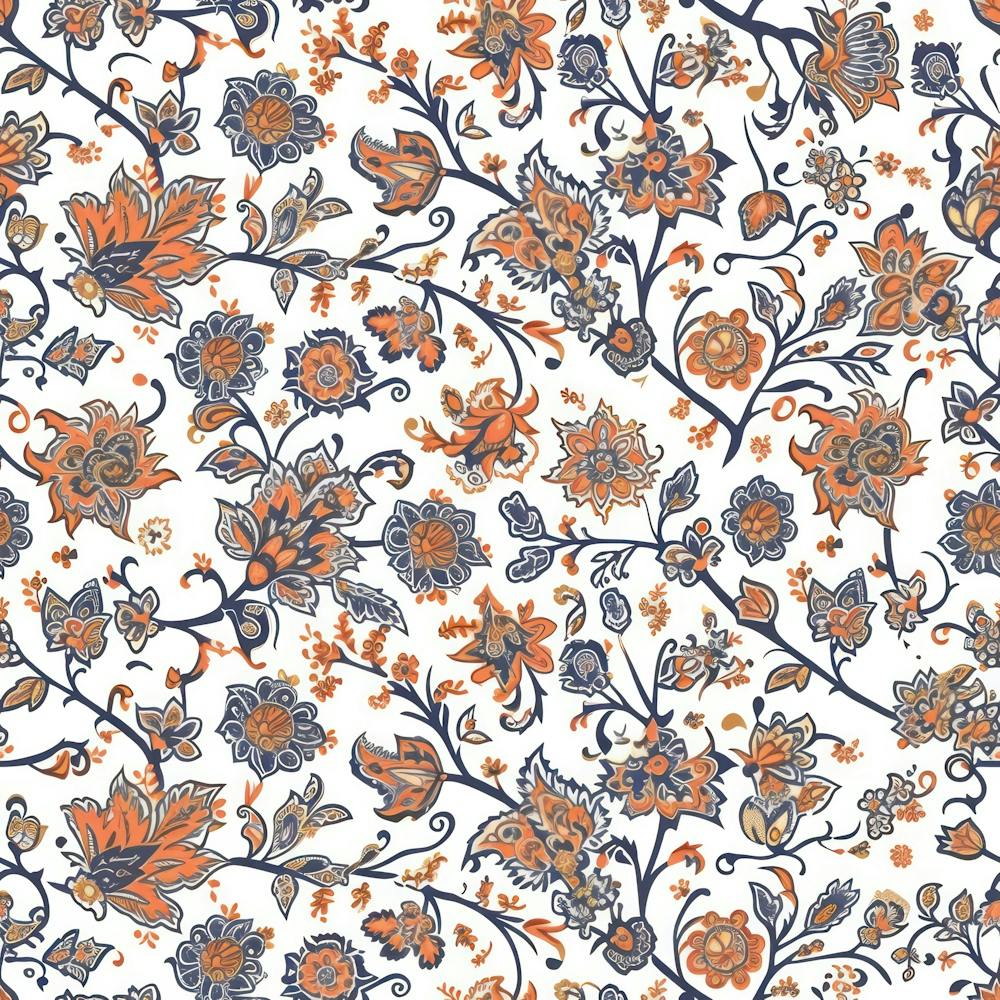 Floral Morning London Fabrics Floral Pattern 3