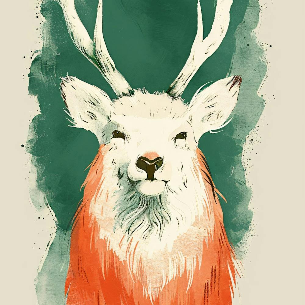 Deer Antlers Orange