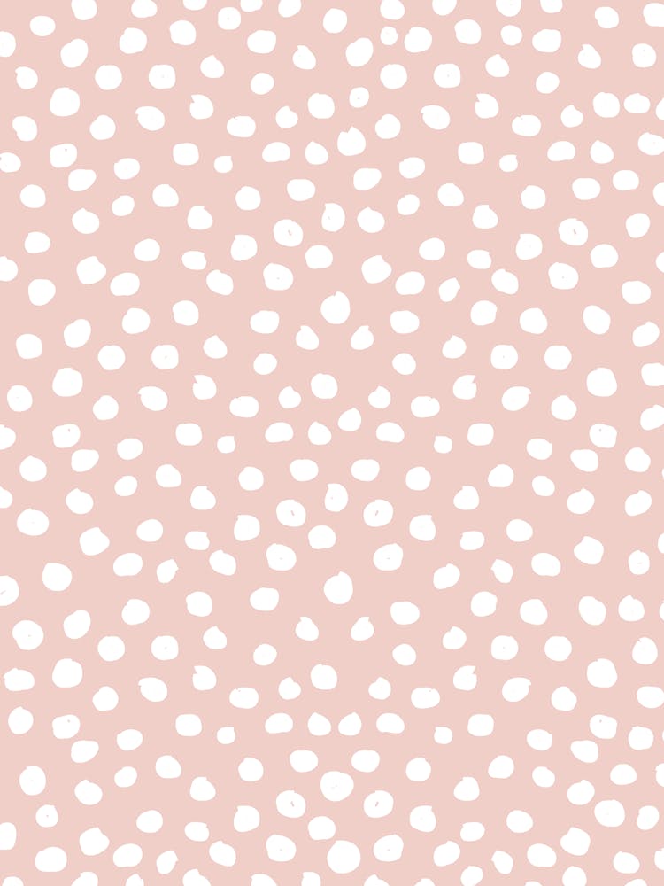 Polka Dots Blush Pink