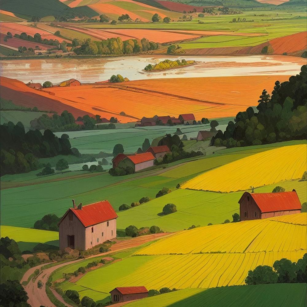 Landscape Of Farmland