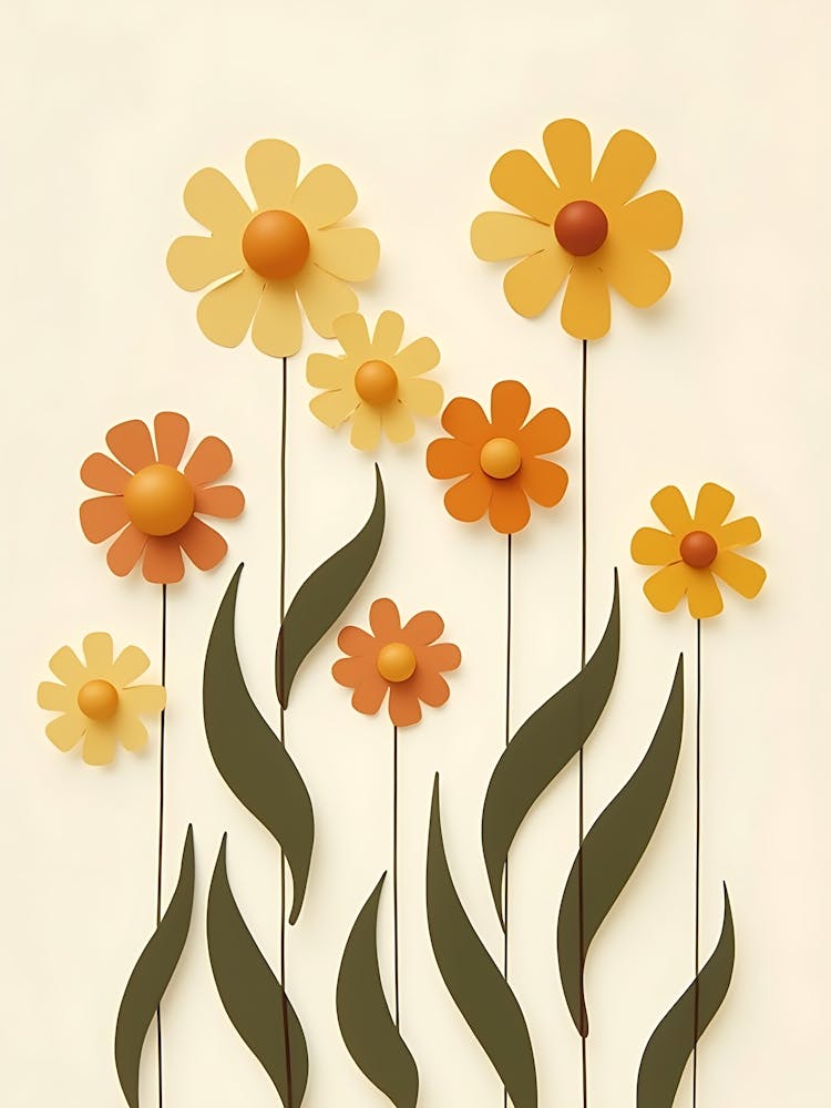 Flowers On A Wall 1