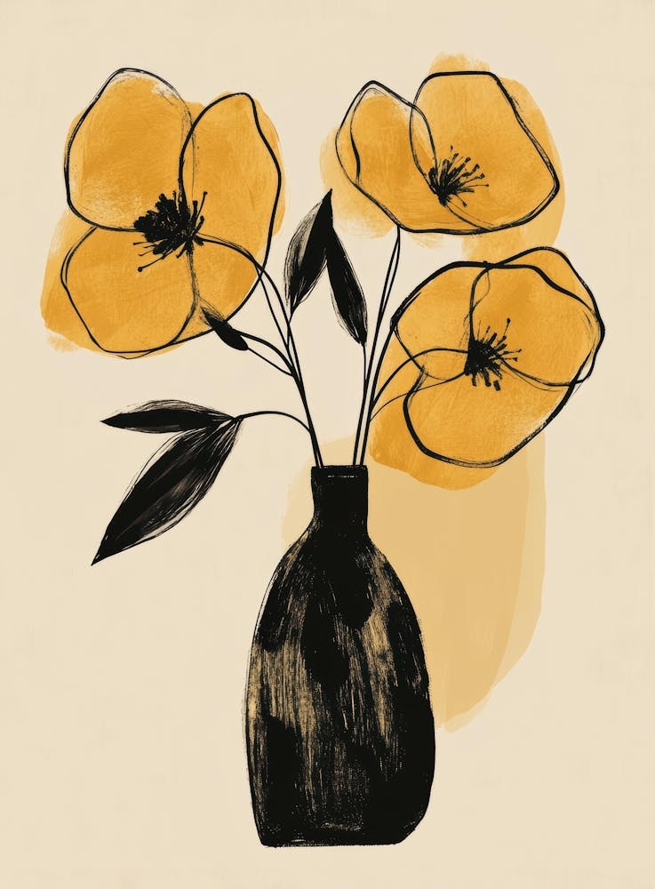 Yellow Poppies 14