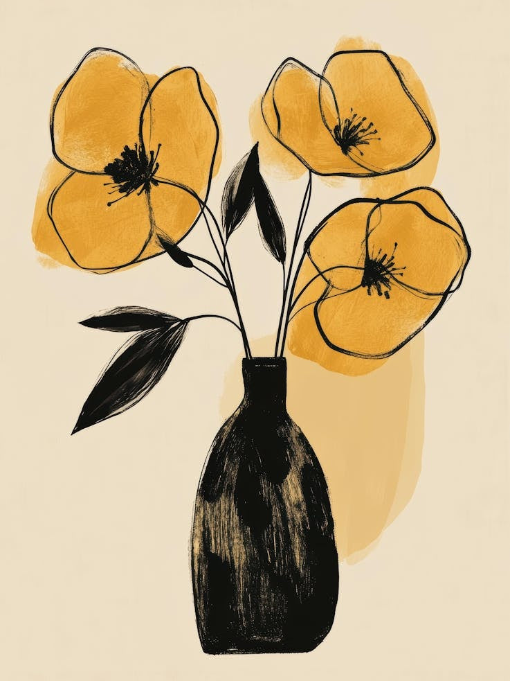Yellow Poppies 14