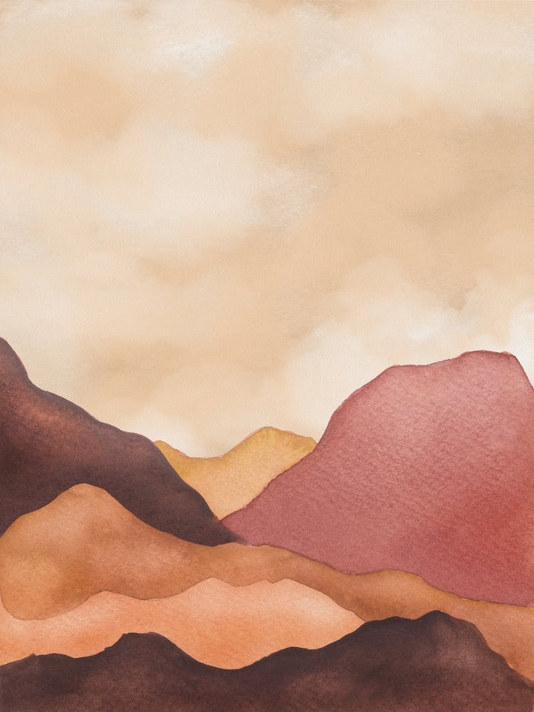 Modern Abstract Mountains 3