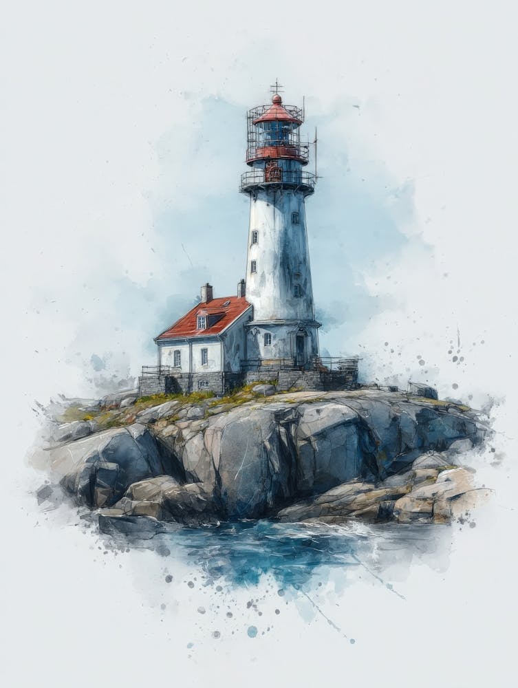 Aihrgdesign Isolated Watercolor Painting Of European Lighthou B6eee756 5bc9 4baf B59c B1f6dbc92e3c 2