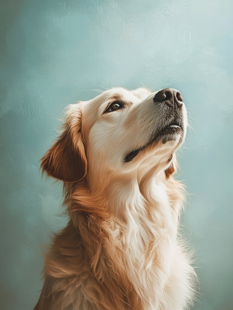Golden Retriever.Generated AI. 1