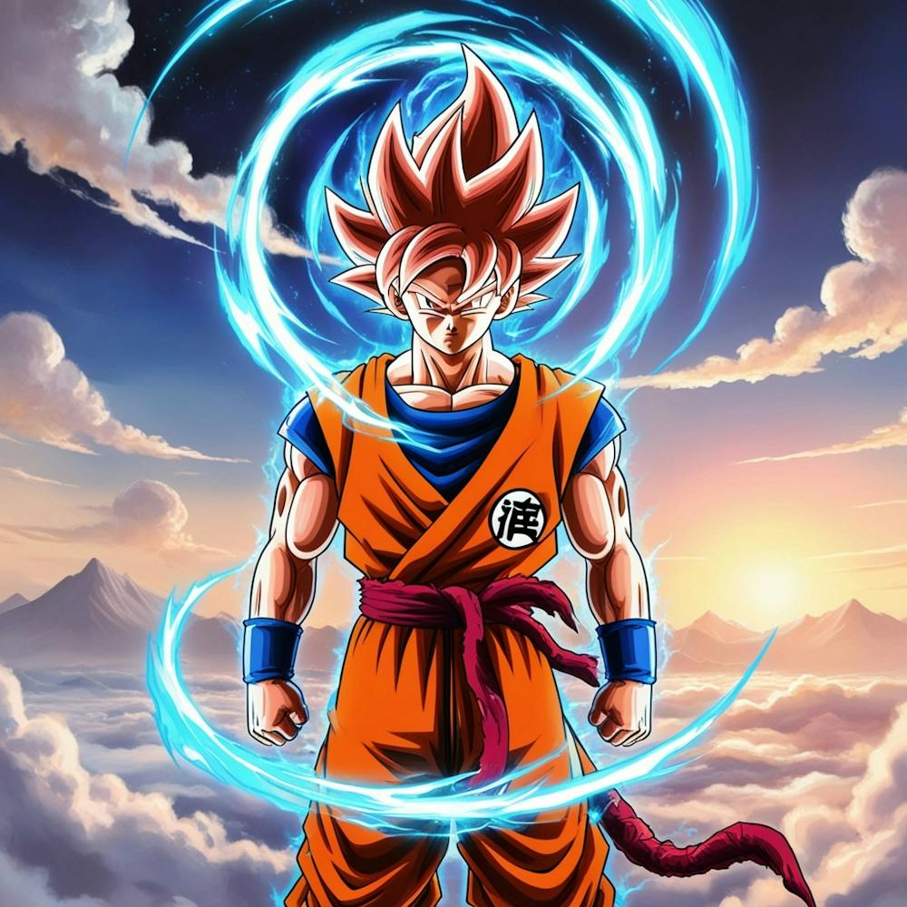 Default Ultra Instant Goku Digitally Painted In Vivid Colors S 2