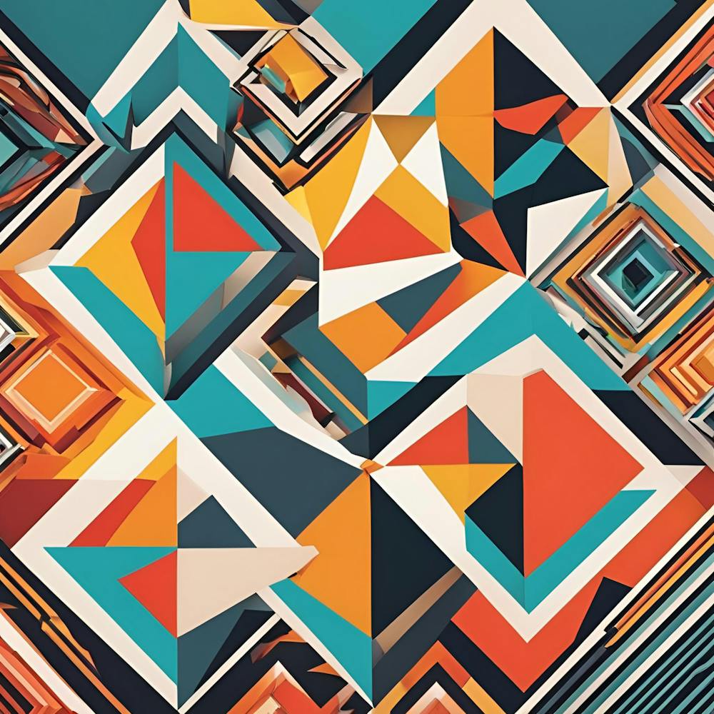 Geometrisches Abstraktes Muster
