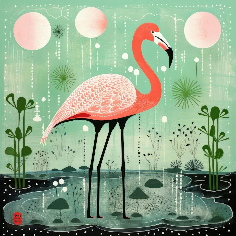 Pink Flamingo 1