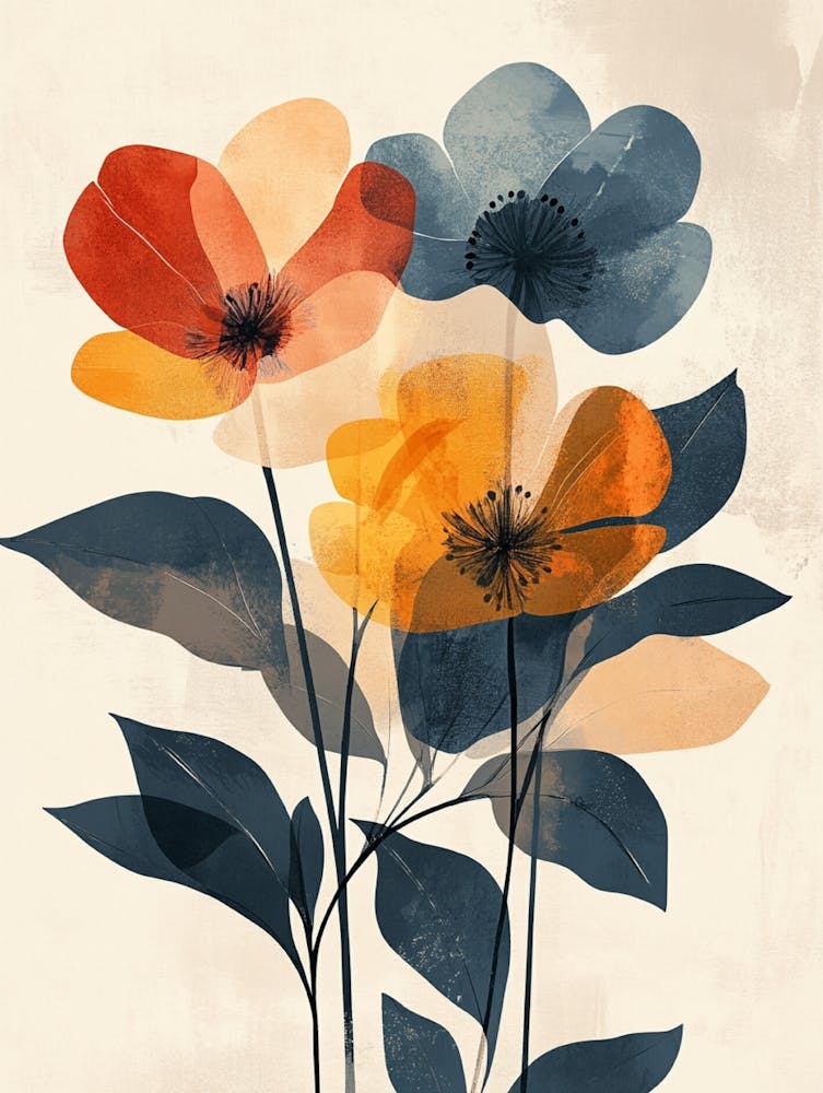 Three Flowers 3
