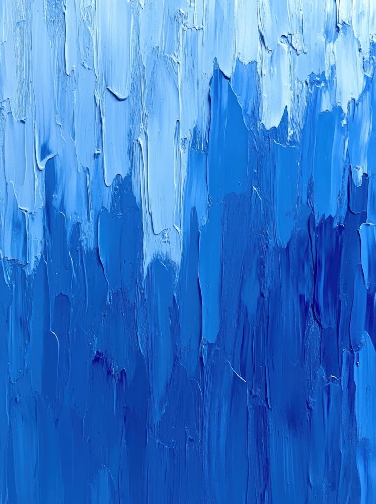 Abstract Blue Painting 7