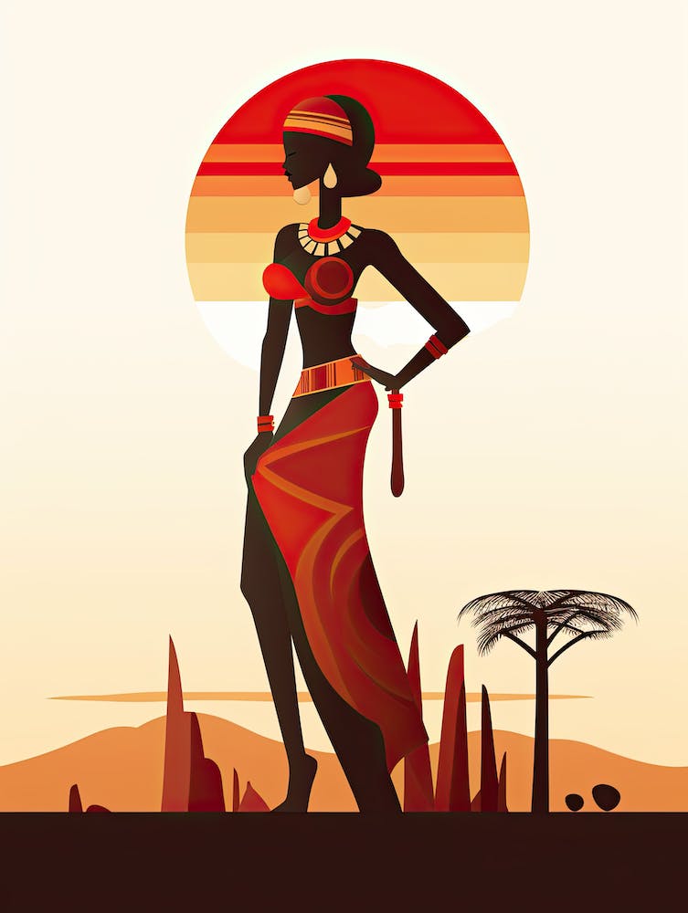 Minimalist Impressions: African Tribal Traditions