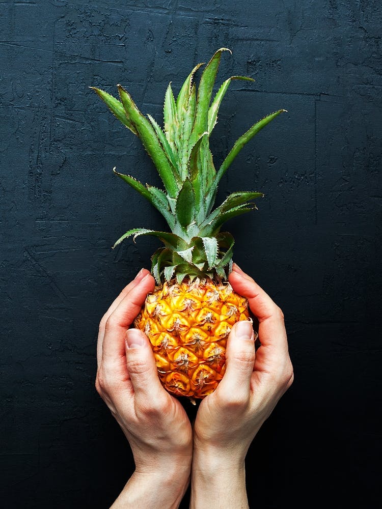Pineapple — Food kitchen poster/blackboard, photo art 1