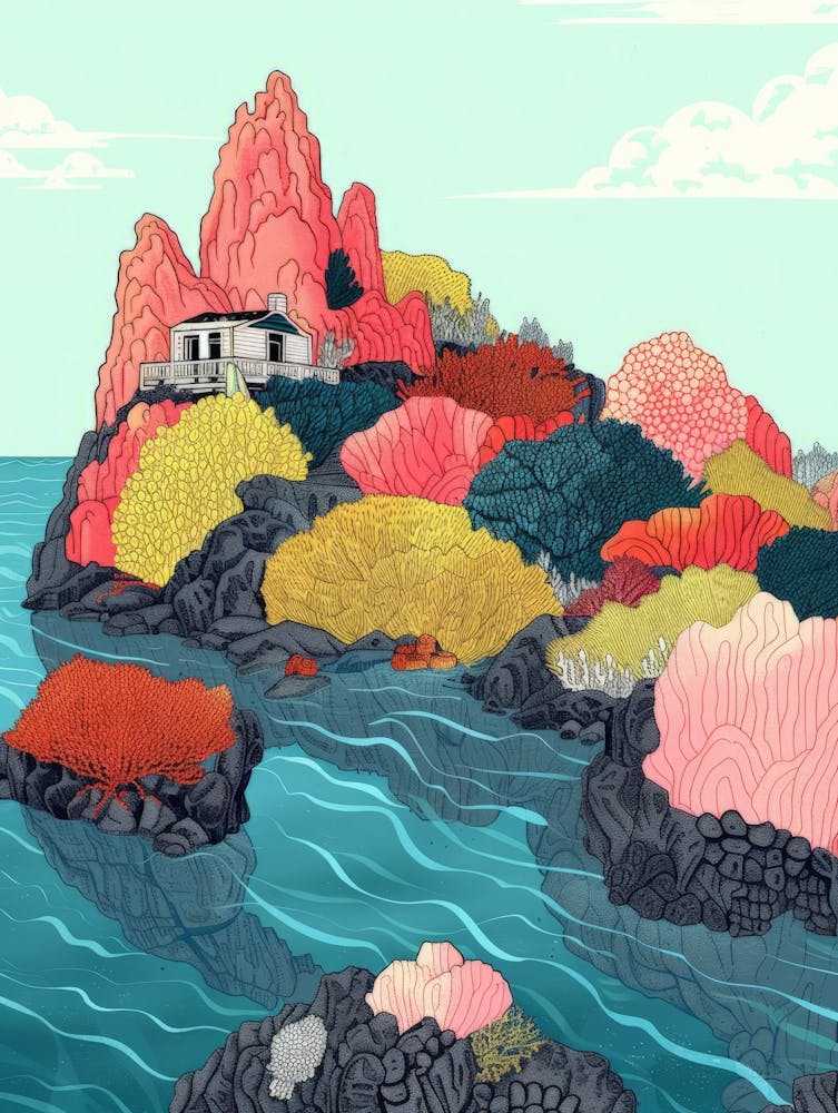 Island Of Coral Reefs