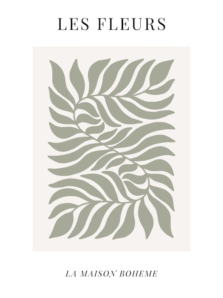 Cream & Sage Les Fleurs 1