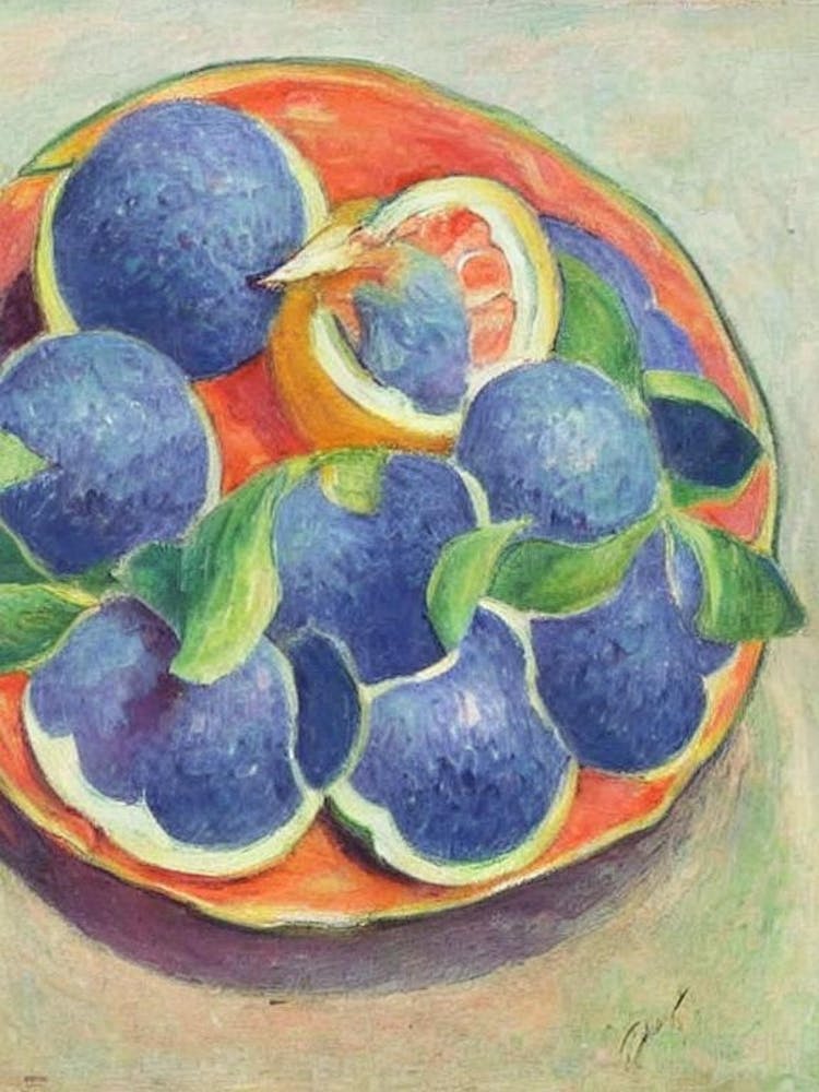 Pomelo 1 Vintage Sketch Fruit