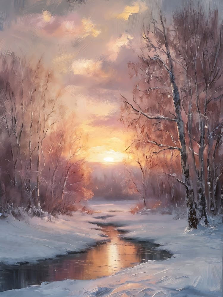 Sonnenuntergang am Fluss 5