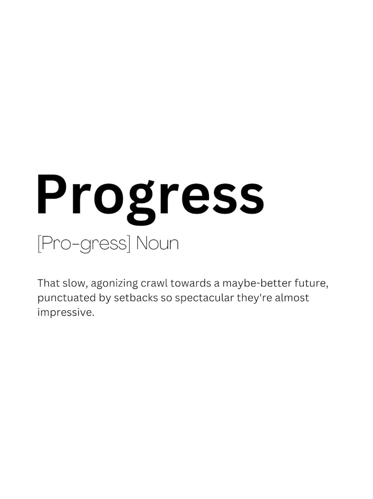 Progress Definition Meaning 1