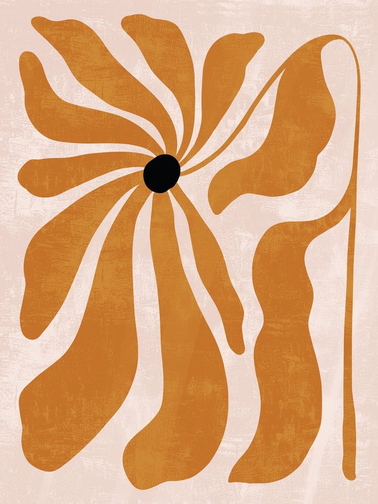 Orange Blume