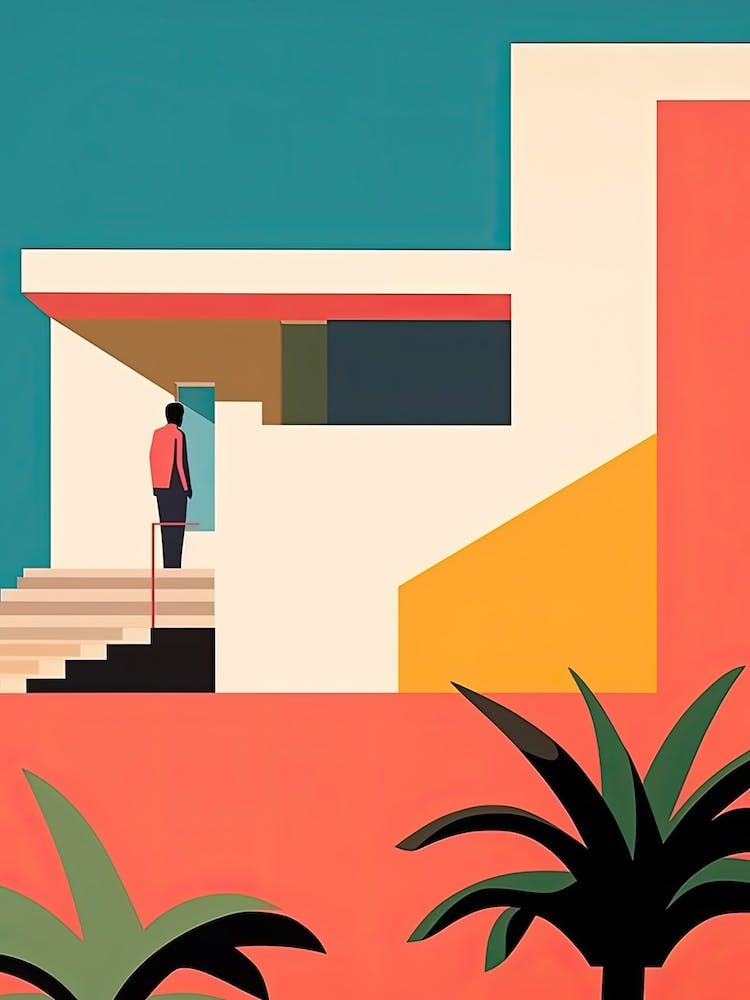 Costa Del Sol, Spain, Bold Outlines 2