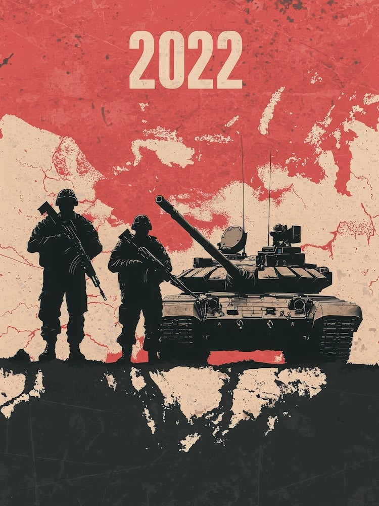 Aihrgdesign A Powerful Geopolitical Poster Marking The Start